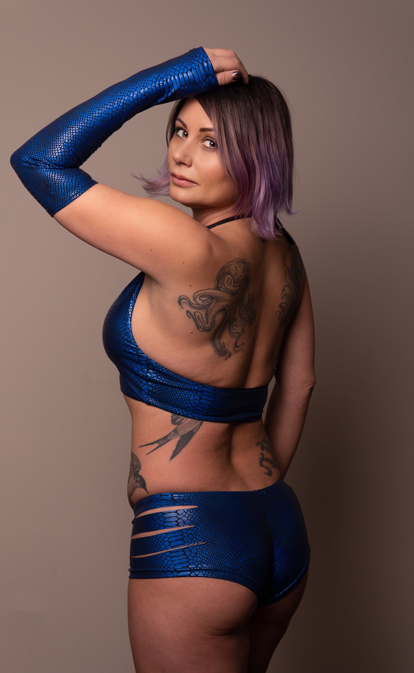 Side Slit Non-reversible Swim Bottom